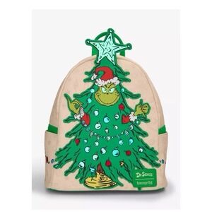 Loungefly Dr. Seuss How The Grinch Stole Christmas! Grinch Tree Mini Backpack